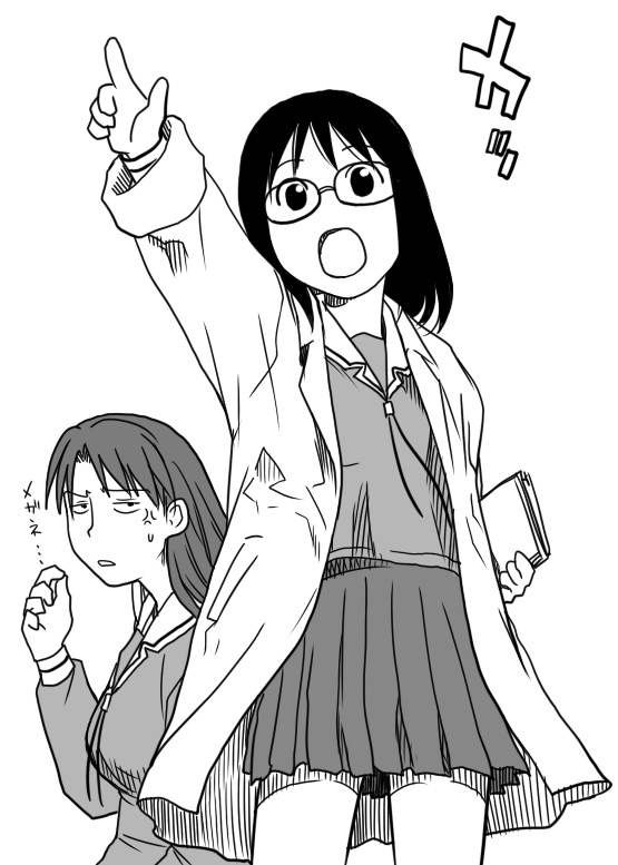 kasuga ayumu and mizuhara koyomi (azumanga daioh and 1 more) drawn by sakaki_imasato
