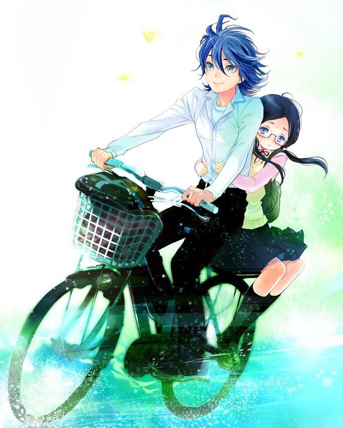 manami sangaku and miyahara (yowamushi pedal) drawn by jobo_(isi88)