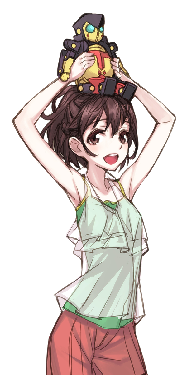 senomiya akiho and tanegashimachine-3 (robotics;notes) drawn by matsuryuu
