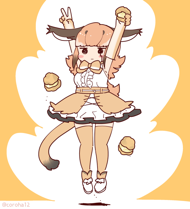 caracal (kemono friends and 2 more) drawn by coroha