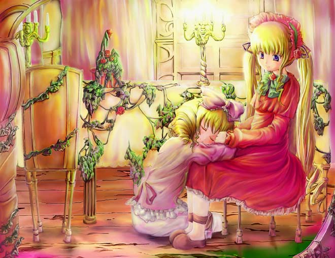 shinku and hinaichigo (rozen maiden) drawn by ruku_(alicecreation)
