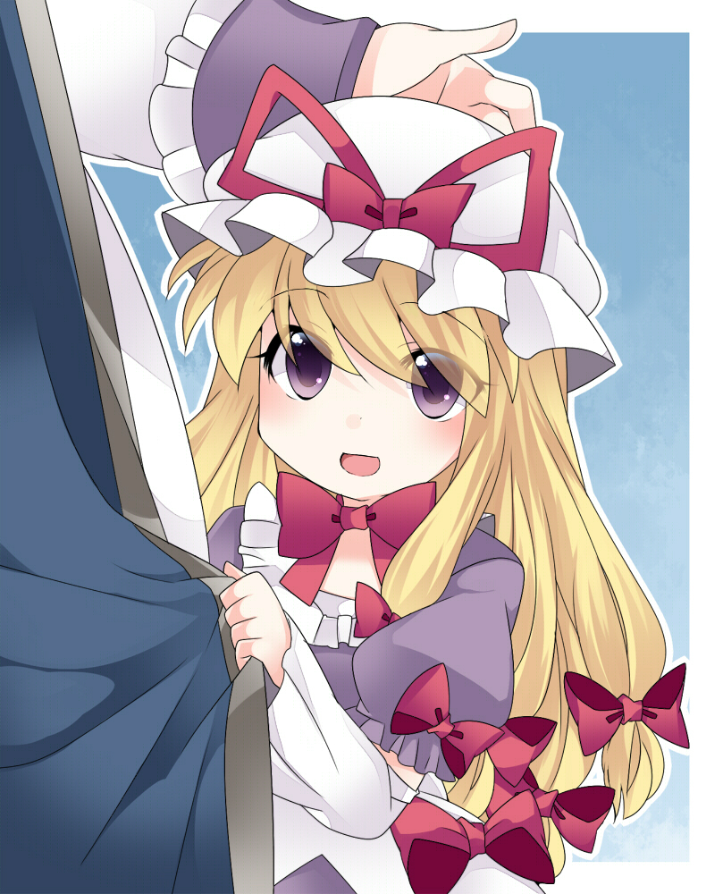 yakumo yukari and yakumo ran (touhou) drawn by hammer_(sunset_beach)