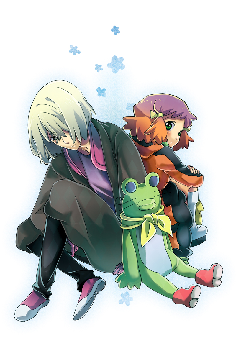 yunoha thrul, jin musou, and tama (aquarion and 1 more) drawn by inku