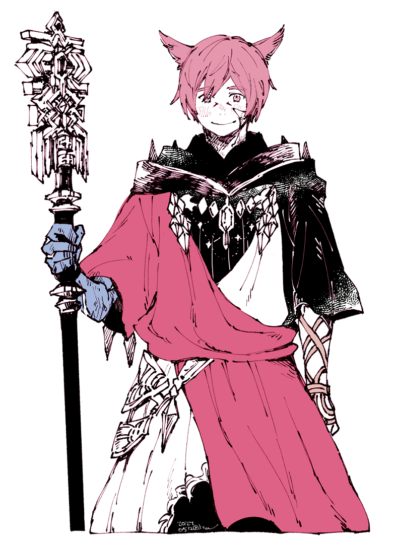 g'raha tia (final fantasy and 1 more) drawn by itowo_(itowc)