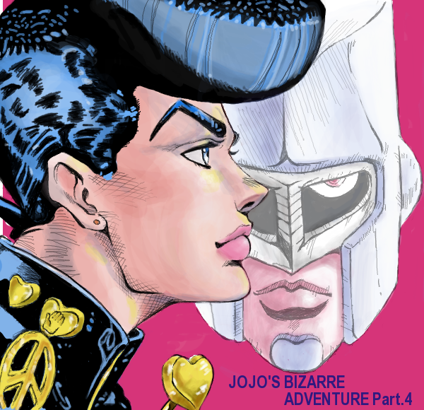higashikata josuke and crazy diamond (jojo no kimyou na bouken and 1 more) drawn by seris-valentine