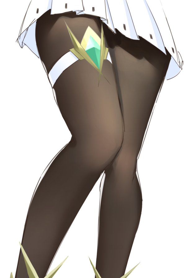 mythra (xenoblade chronicles and 2 more) drawn by skeptycally