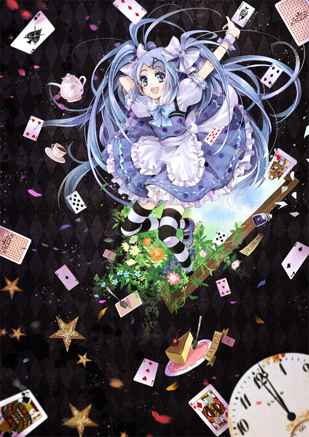 alice (alice's adventures in wonderland) drawn by momoko_(momoko14)