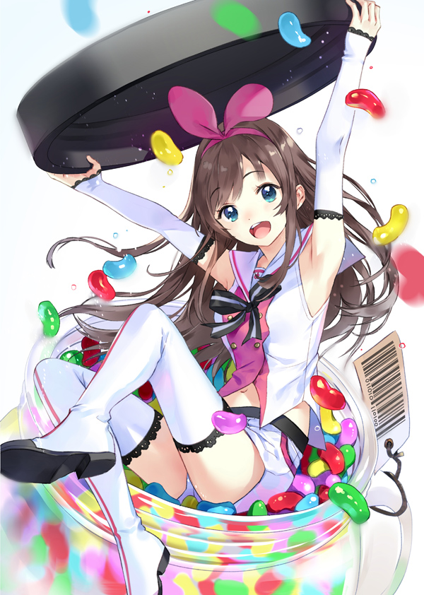 kizuna ai (kizuna ai inc.) drawn by macciatto_(aciel02)