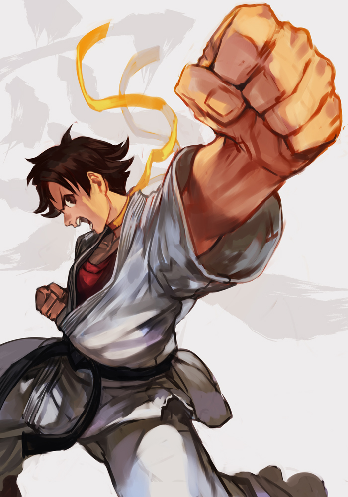 makoto (street fighter and 1 more) drawn by hungry_clicker