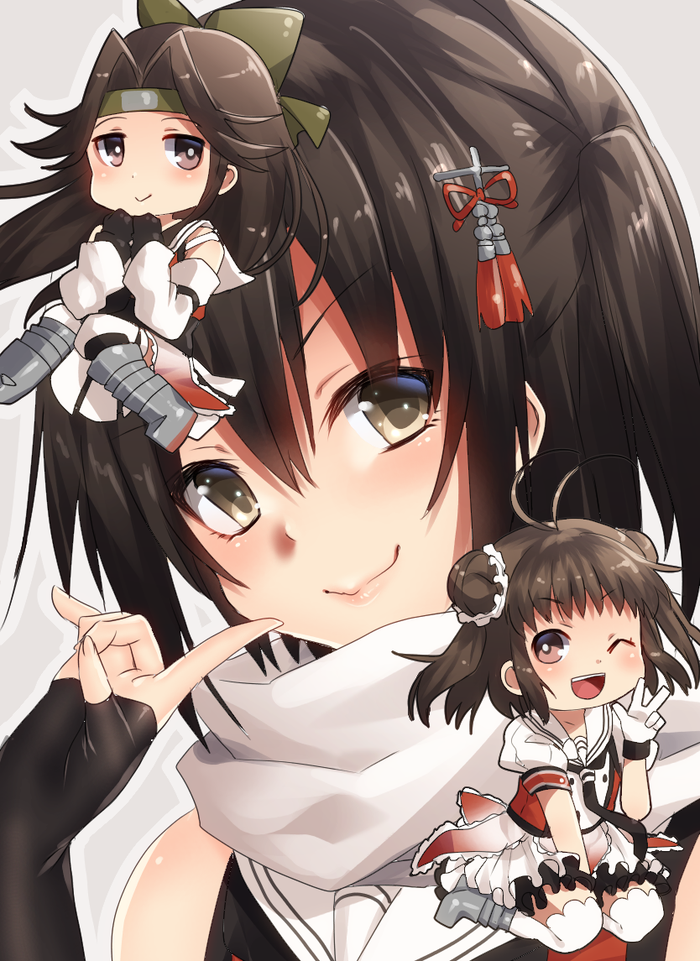 sendai, naka, jintsuu, sendai kai ni, jintsuu kai ni, and 1 more (kantai collection) drawn by keita_(tundereyuina)
