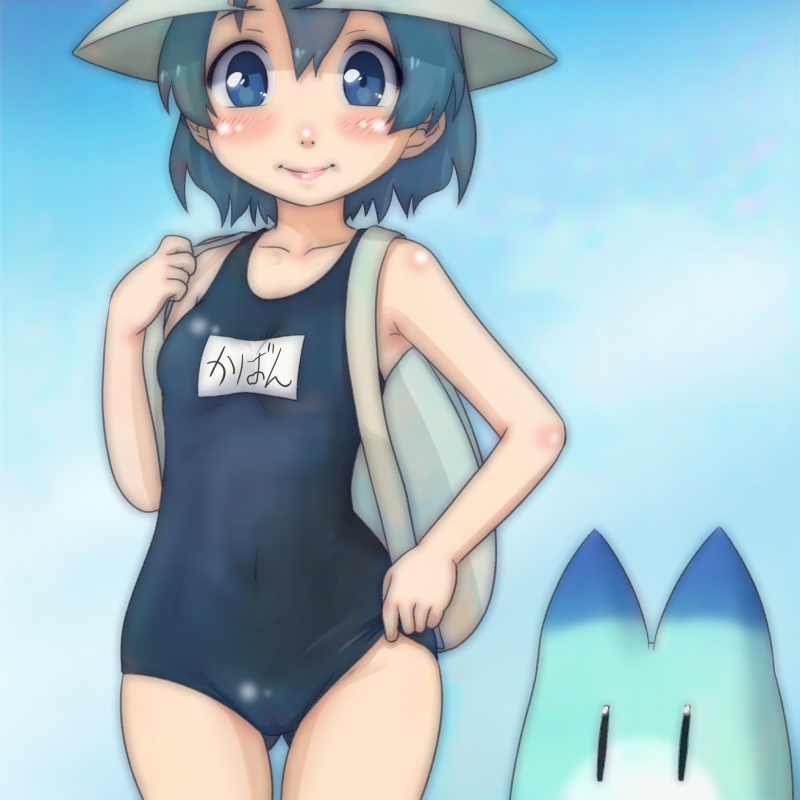 kaban and lucky beast (kemono friends) drawn by t_jiroo_(ringofriend)