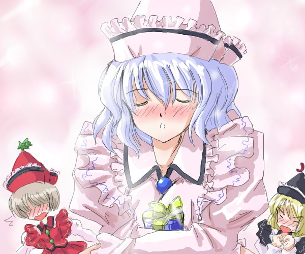 lunasa prismriver, merlin prismriver, and lyrica prismriver (touhou) drawn by flx