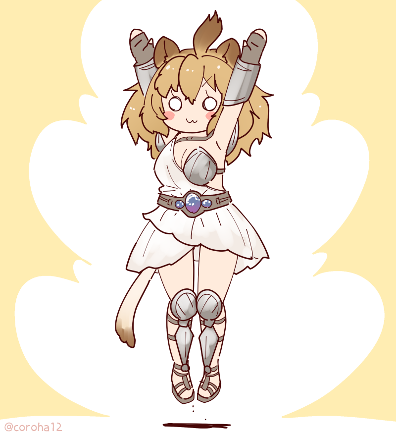lion (kemono friends and 1 more) drawn by coroha