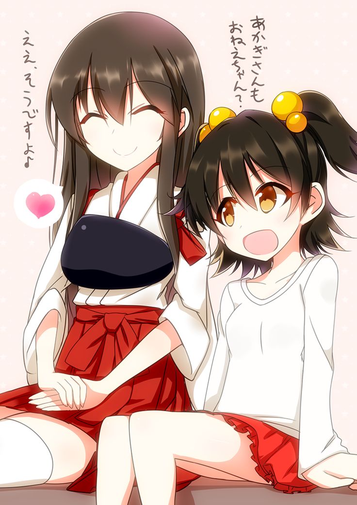 akagi and akagi miria (kantai collection and 2 more) drawn by sagamihara_sakyou