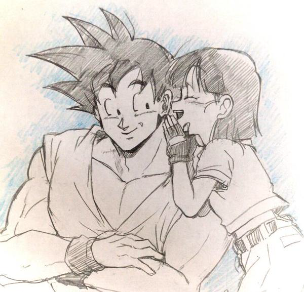 son goku and pan (dragon ball and 1 more) drawn by ochanoko_(get9-sac)