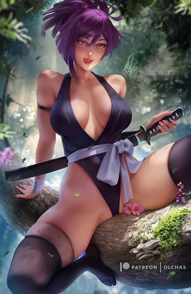 yuzuriha (jigokuraku) drawn by olchas