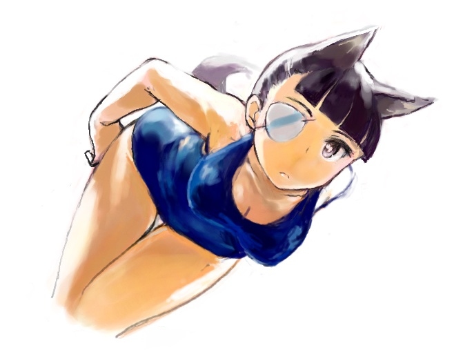 sakamoto mio (world witches series and 1 more) drawn by chikuwa_(tks)