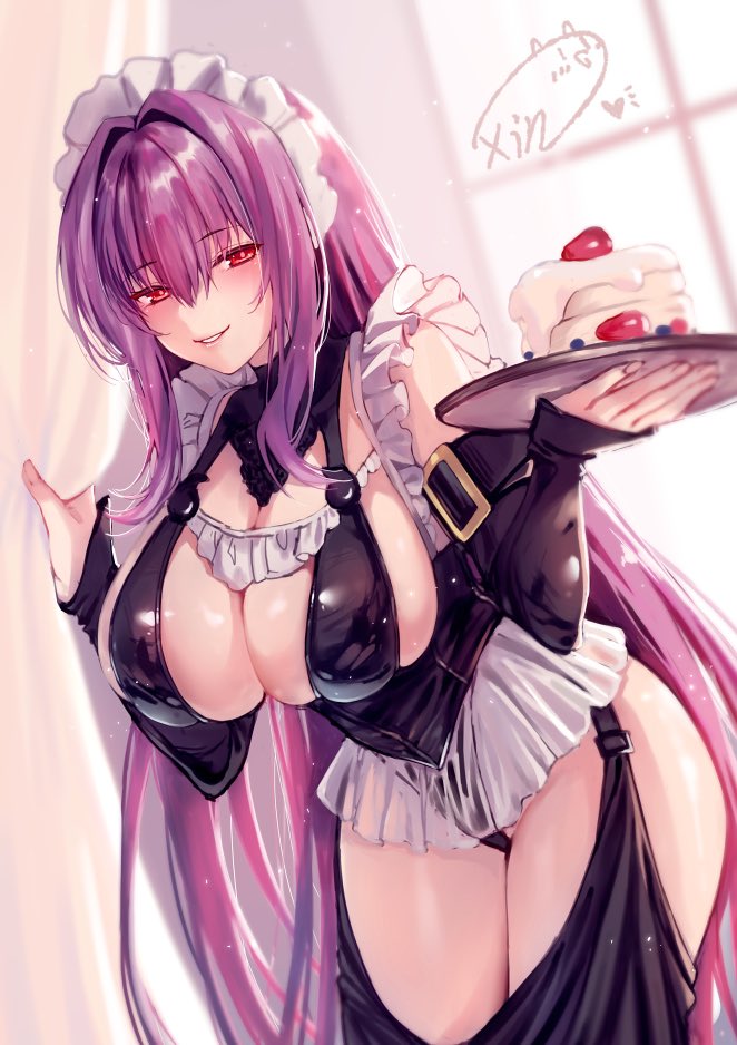 scathach (fate and 1 more) drawn by obiwan