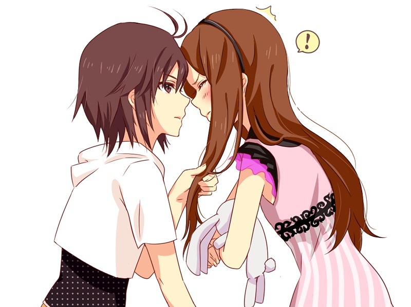 kikuchi makoto, minase iori, and usa-chan (idolmaster) drawn by kaho_(ramb)