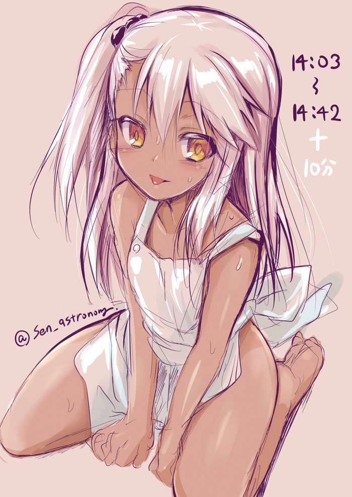 chloe von einzbern (fate and 1 more) drawn by sen_(astronomy)