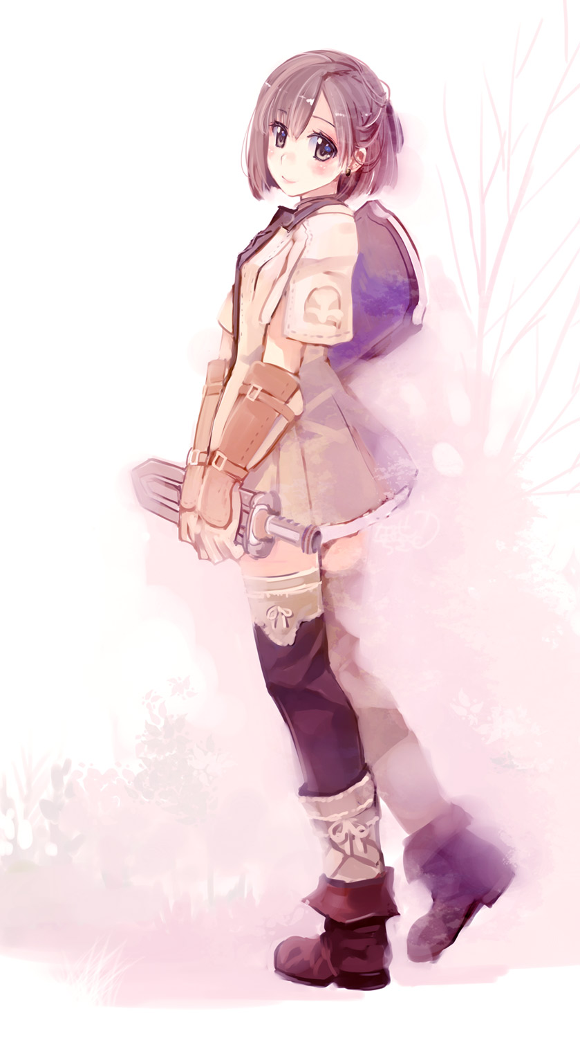 warrior of light (final fantasy and 1 more) drawn by naruse_chisato