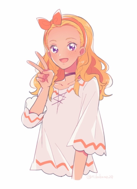 amamiya elena (precure and 1 more) drawn by nachuchoco