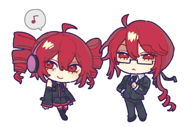 kasane teto and kasane ted (utau) drawn by yjngshdsng69835