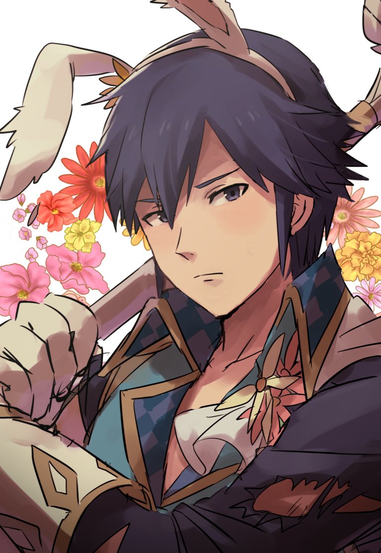 chrom (fire emblem and 2 more) drawn by kometubu0712