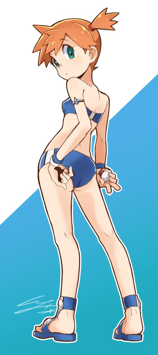 misty (pokemon and 1 more) drawn by io_naomichi