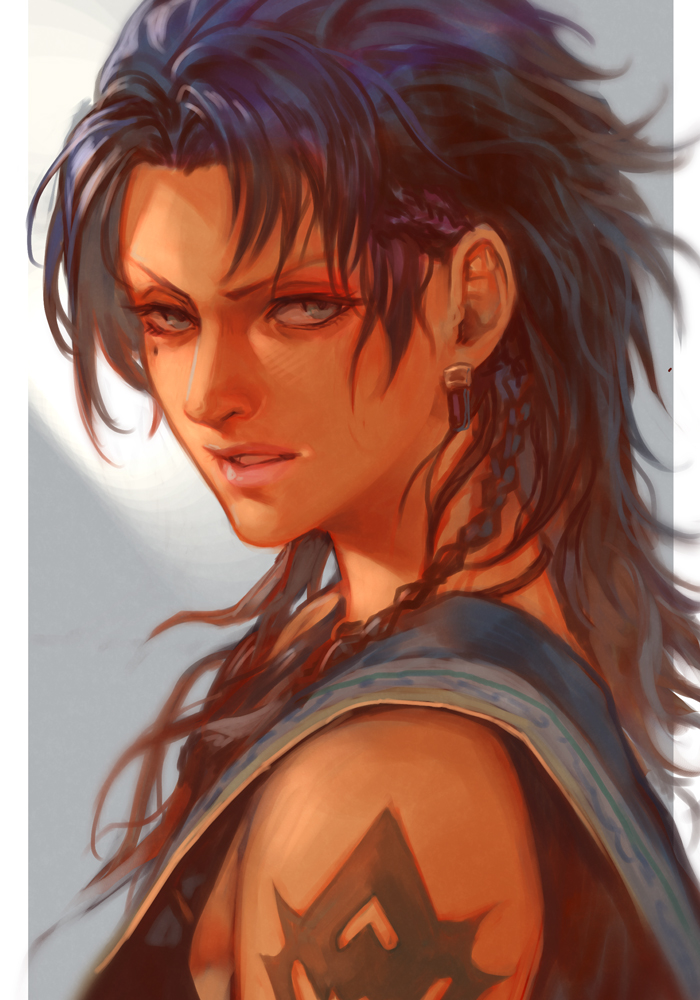 oerba yun fang (final fantasy and 1 more) drawn by hungry_clicker