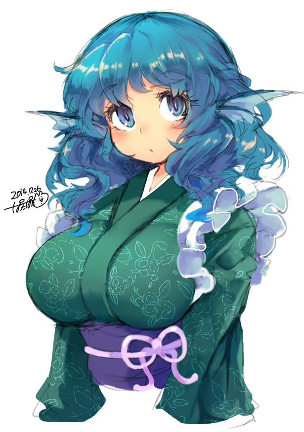 wakasagihime (touhou) drawn by iroyopon