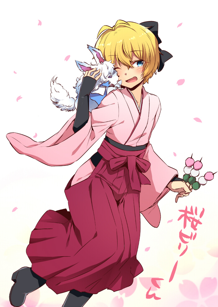 okita souji, fou, and billy the kid (fate and 1 more) drawn by marimo_danshaku
