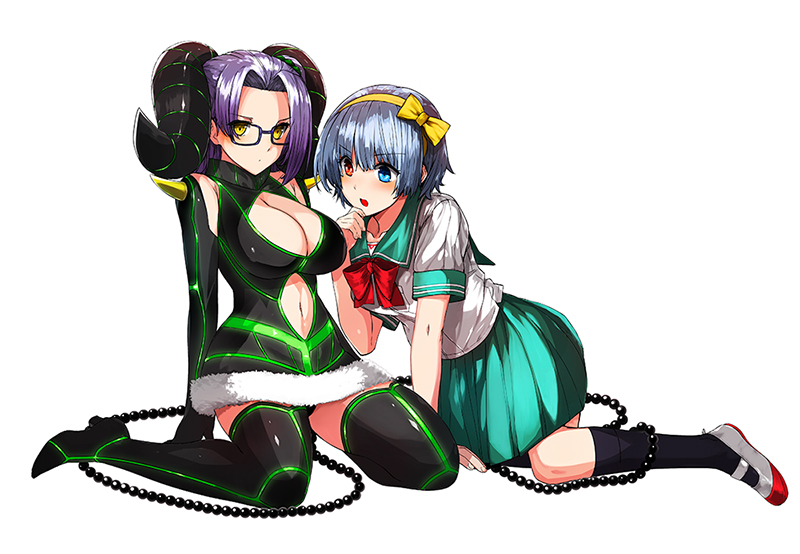 meshiyori muneo and darnia earhart (dakara boku wa h ga dekinai) drawn by katsurai_yoshiaki