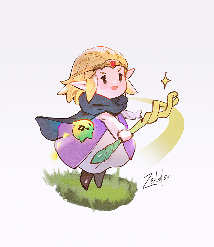 princess zelda and tri (the legend of zelda and 1 more) drawn by vienri