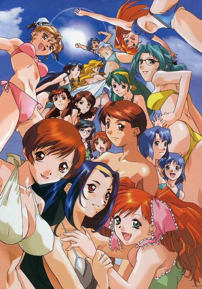 toono mizuki, hayasaka akira, toyohara etsuko, fujiwara aya, asahina yurina, and 12 more (super real mahjong) drawn by tanaka_ryou