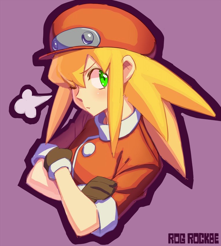 roll caskett (mega man and 1 more) drawn by rog_rockbe