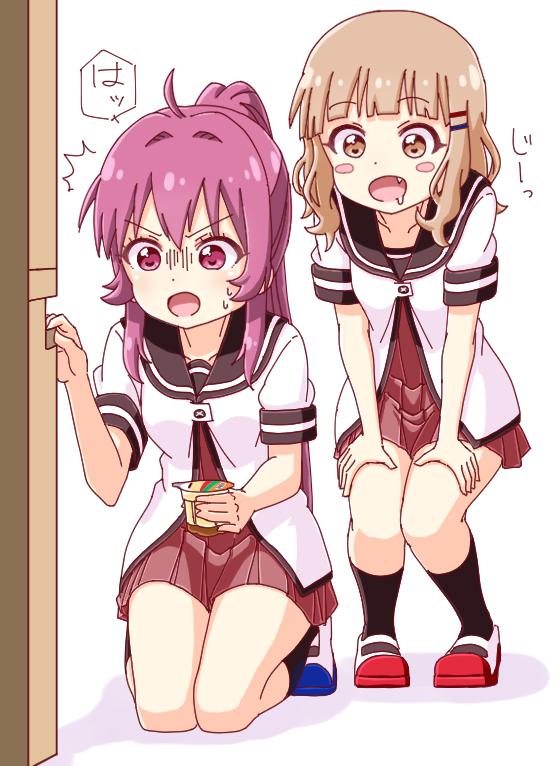 oomuro sakurako and sugiura ayano (yuruyuri) drawn by pontasu