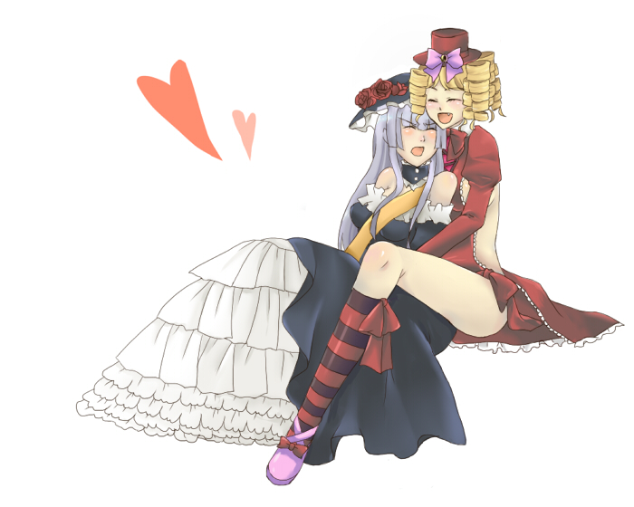 virgilia and gaap (umineko no naku koro ni) drawn by tanka