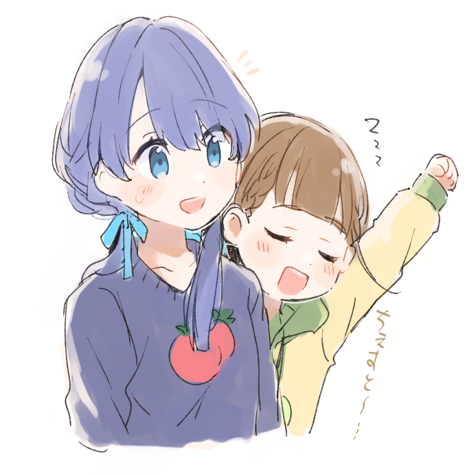 murano sayaka and kachimachi kosuzu (love live! and 1 more) drawn by bluesky021