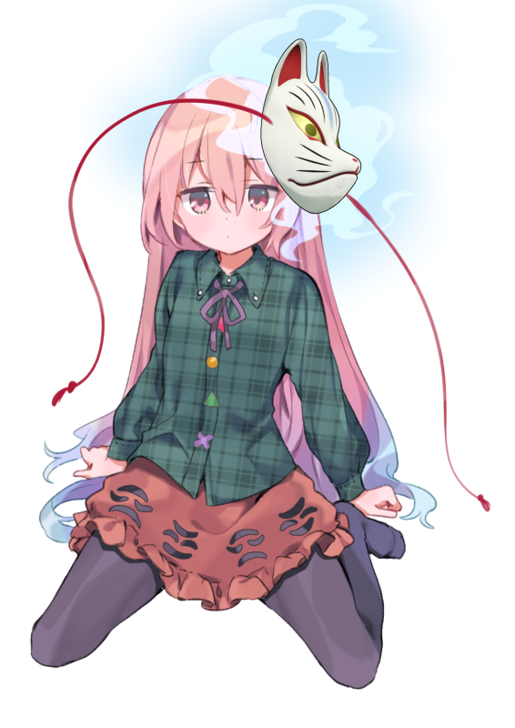 hata no kokoro (touhou) drawn by akagashi_hagane