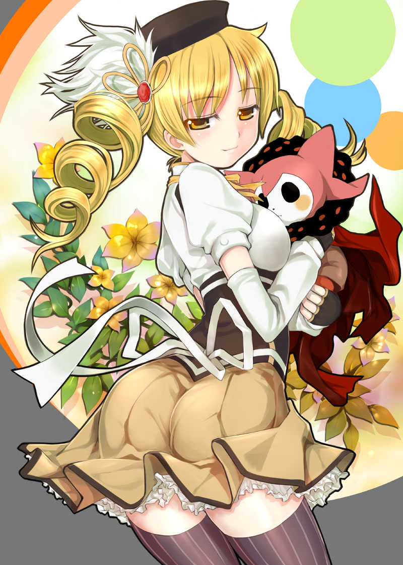 tomoe mami and charlotte (mahou shoujo madoka magica) drawn by mikazuki_akira!