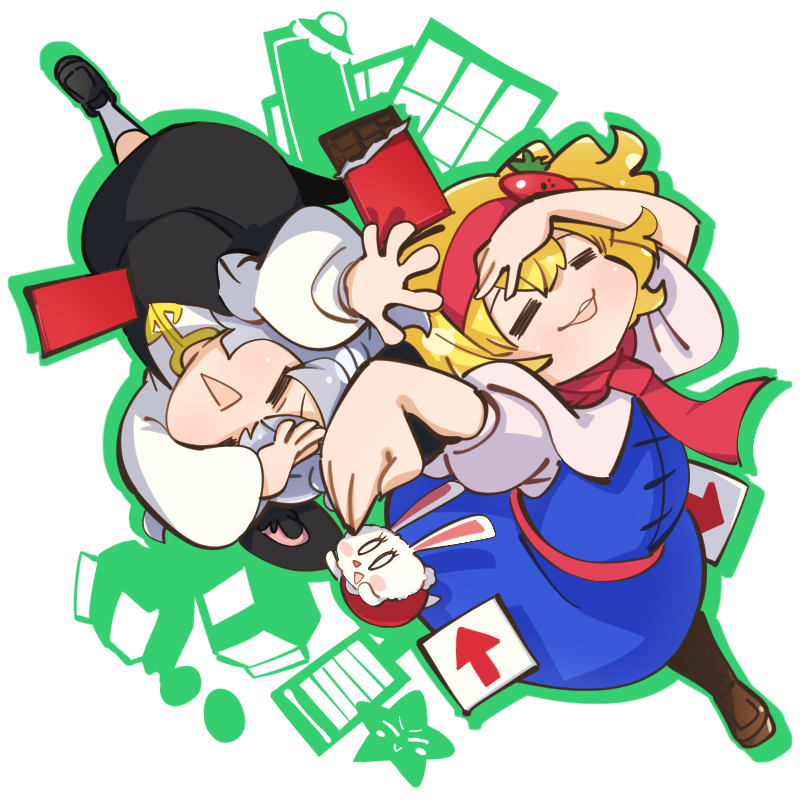 alice margatroid, nazrin, nyon, suzu, and ichigo (touhou and 2 more) drawn by gram_9