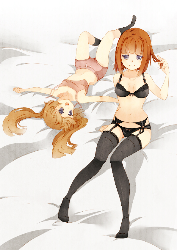 ushiromiya rosa and ushiromiya eva (umineko no naku koro ni) drawn by ai-wa