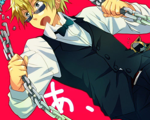 heiwajima shizuo and celty sturluson (durarara!!) drawn by echo_(circa)