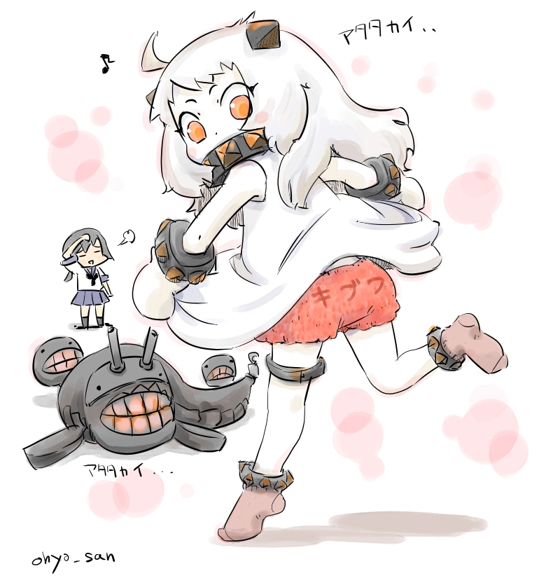 fubuki and northern ocean princess (kantai collection) drawn by ohyo