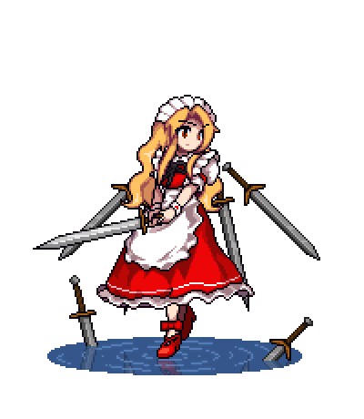 yumeko (touhou and 1 more) drawn by the_hammer