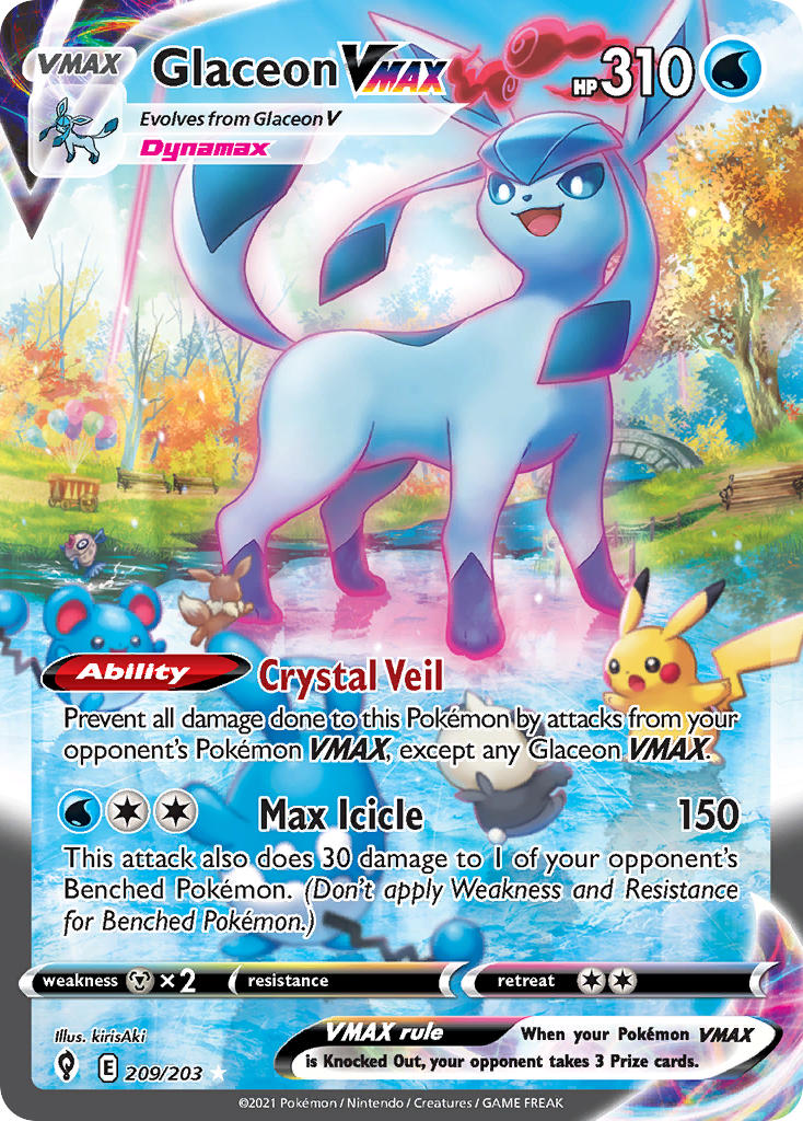 pikachu, eevee, glaceon, marill, azumarill, and 2 more (pokemon and 1 more) drawn by kirisaki_(gin16k)
