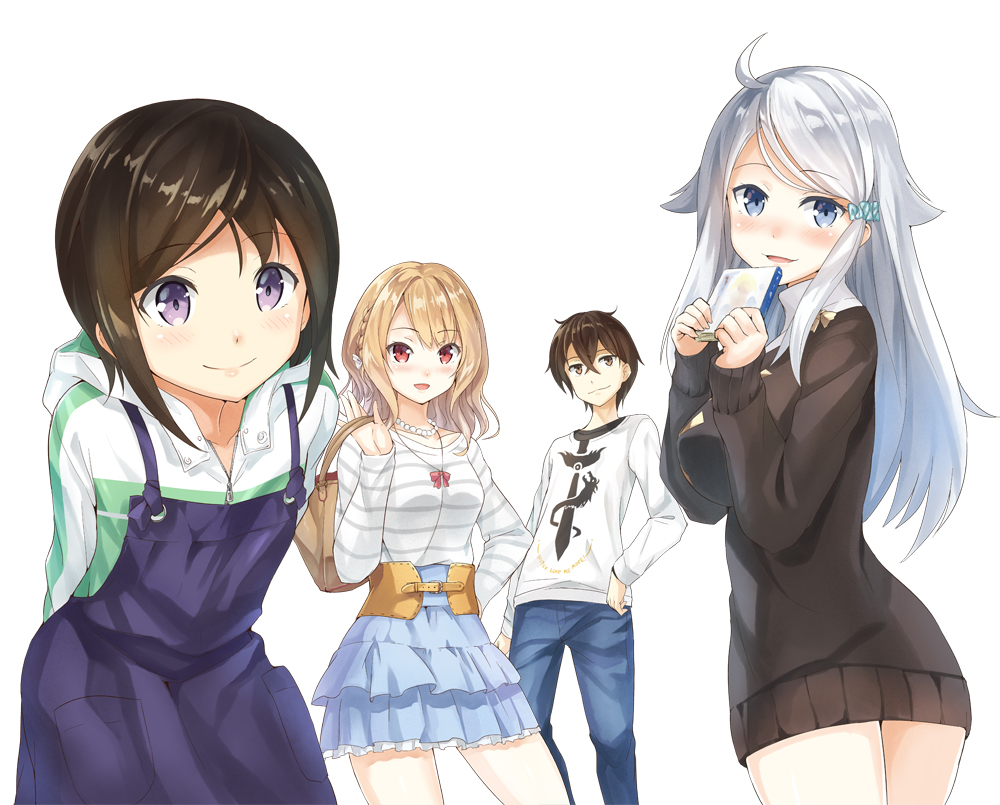 Kani Nayuta Shirakawa Miyako Hashima Chihiro And Hashima Itsuki Imouto Sae Ireba Ii Drawn By Edobox Danbooru