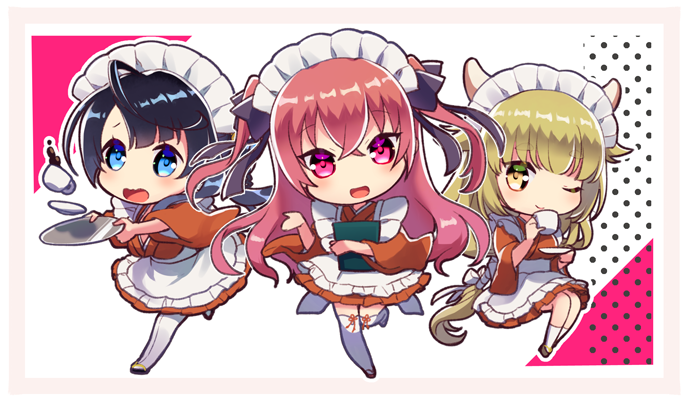jouizumi masamune, kuwana gou, and goou yoshimitsu (tenka hyakken) drawn by okanoyuno