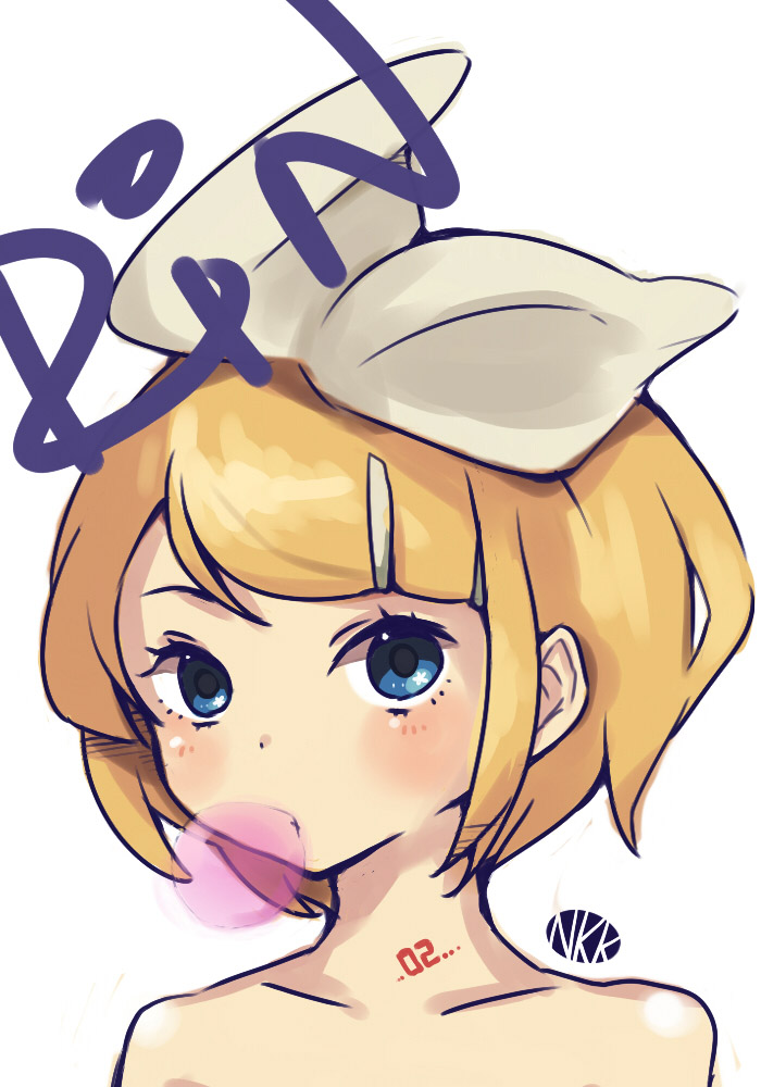 kagamine rin (vocaloid) drawn by nkk_(nekokoproduction)